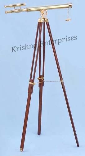Brass Double Barrel Telescope