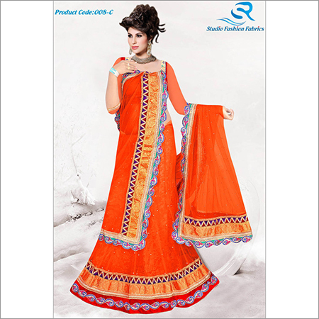 Orange Rasal Lehenga Choli