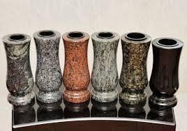 Rustic Granite Vases