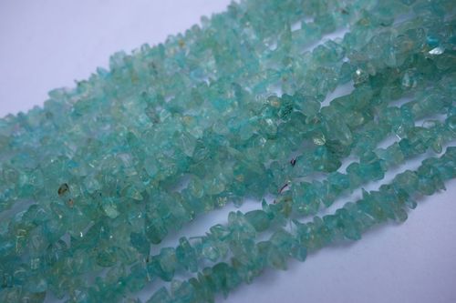 natural 34 inch aquamarine uncut beads gemstone one strand 