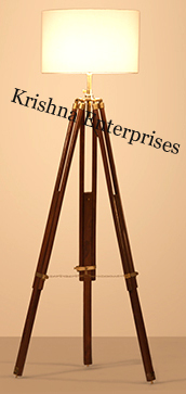 Nautical Wooden Lamp Stand