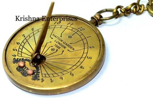 Sundial Key Chain