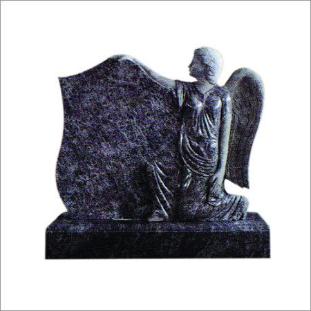 Black Granite Tombstone 