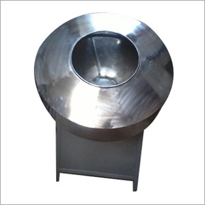 Coating Pan - Stainless Steel, 600 mm Diameter, 500 mm Height | 20 kg Capacity, Durable Design, Compact Size, Easy Cleaning, Efficient Coating