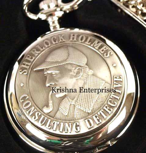 Smoking Man Pocket Watch