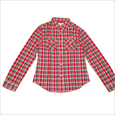 Kids Shirts - Cotton, Multiple Sizes, Red, Long Sleeve | Durable Fabric, Colorfast, Shrink Resistant, Comfortable Fit, Stylish Design