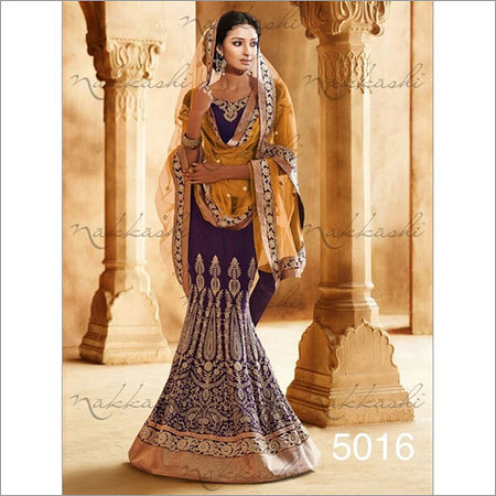 Dark blue Wedding sarees