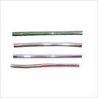 Designer Shoe Strap - Polyurethane, 10-25 Mm Width, Silver | Elegant Design, Durable Material, Glossy Finish