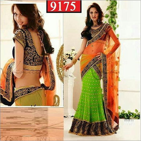Net Zari Work Designer Saree