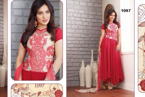 Georgette Anarkali Suit