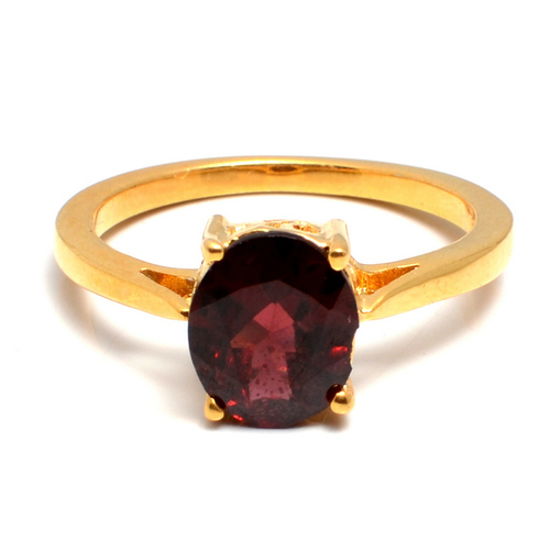 Natural Garnet Gemstone Ring