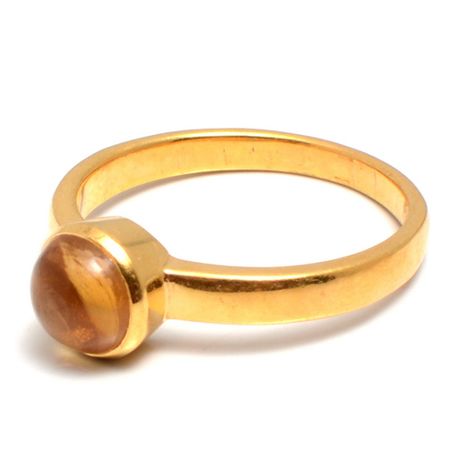 Natural Tourmaline Vermeil Gold