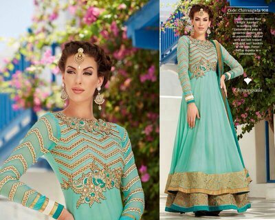 party wear embroidred suit
