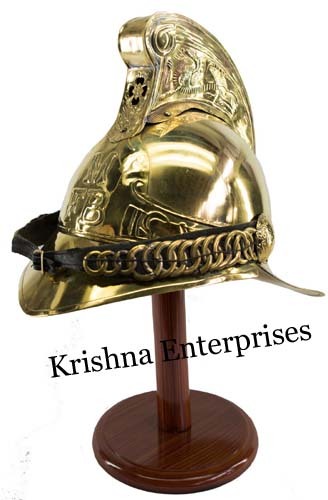 Brass Fireman Helmet
