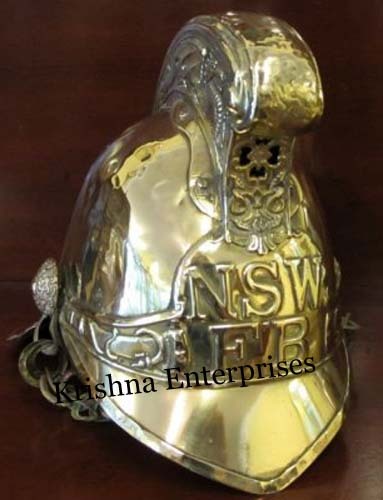 Brass NSW FB Fireman Helmet