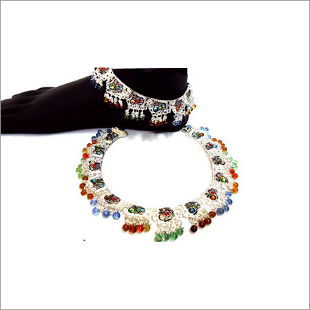 Silver Antiq Payal 