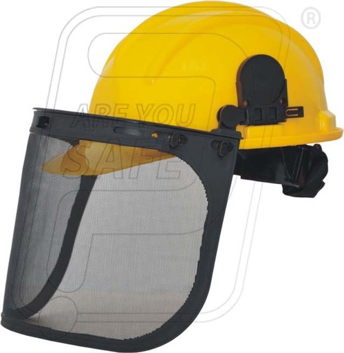 Safety Shield With Helmet