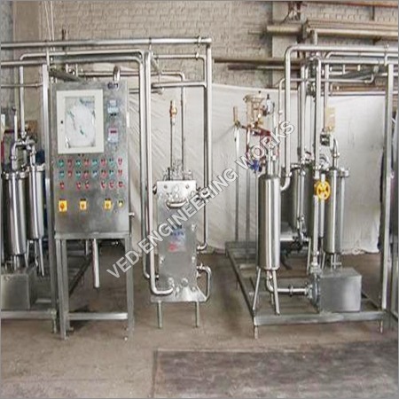 Silver Milk Pasteuriser For Mini Dairy Plant