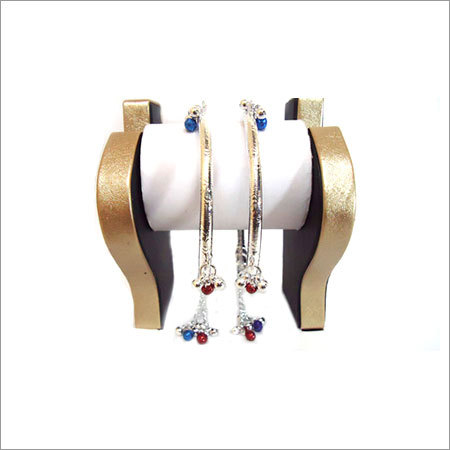 Silver Plated Kangan - Copper & Brass, 2.4''-2.8'', Silver Tone | Elegant Design, Durable, Versatile Style, 2 Pcs