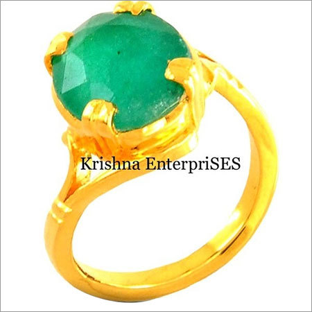 Green Stone Power Full Ring