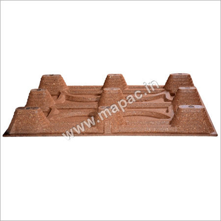 Brown Eco Friendly Compressed Wood Pallets