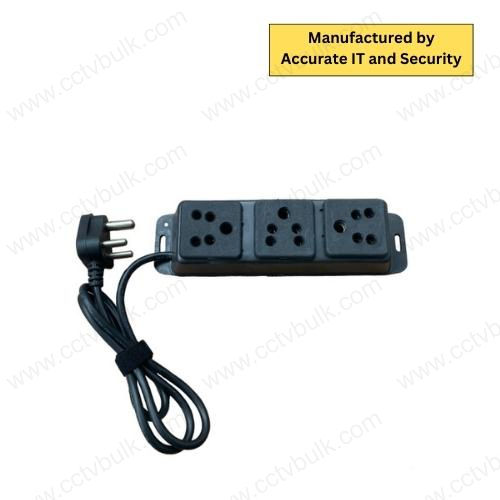 Power Strip 3 Cross Socket