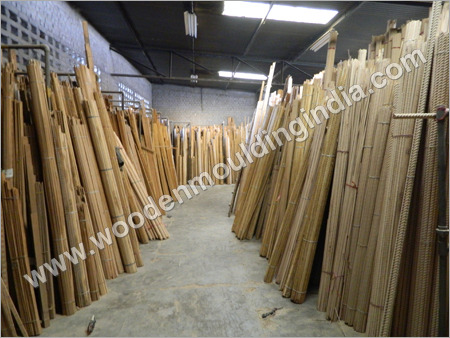 Solid Wood Boards Godown Of Wooden Moulding