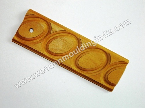 Solid Wood Boards Pentography Oval Designed Moulding