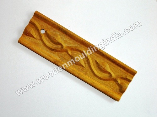 Solid Wood Boards Pentography Leaf Design Moulding
