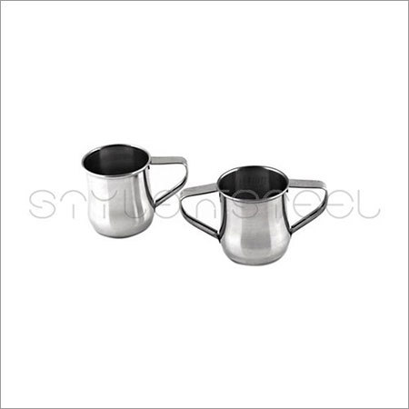 Matte Cup - Stainless Steel 6 ml | Durable, Leakproof, Double Handle, Elegant Matte Finish