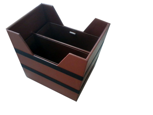 Leather & Leatherette Waste Bin