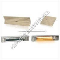 Ceramic Infrared Heaters - Color: Silver