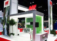 Designer Modular Exhibition Stall - Aluminum, Variable Dimensions, Led Lighting | Modular Design, Reusable, Portable, Customizable Graphics, Easy Setup, High Roi