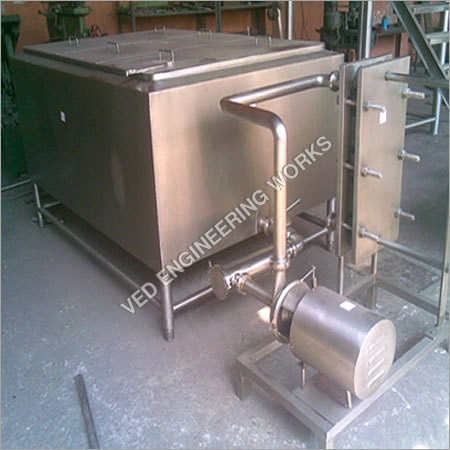 Silver Paneer Cooling Vat