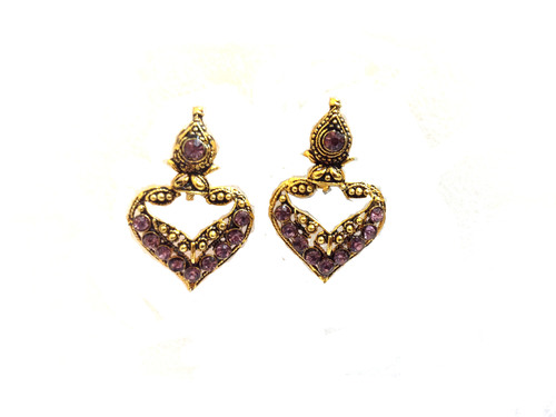 Oxodised Earrings