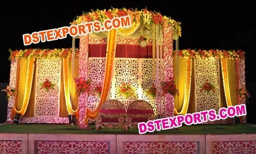 Rajasthani Weddings Stage Backdrop