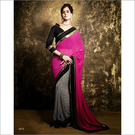 शिफॉन साड़ी