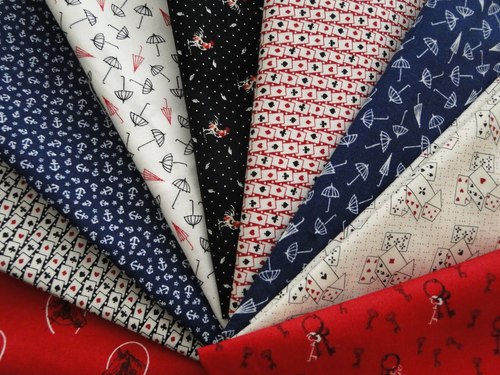 Dyed Designer Poly Cotton Fabrics