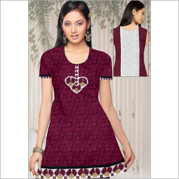 Cotton Light Embroidery Kurti