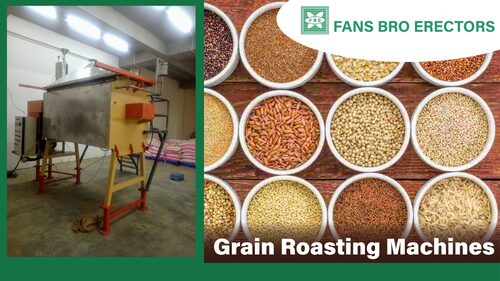 Grain roaster outlet machine