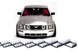 Portable Spike Road Block - Metal | 10ft 15ft 20ft Length Options Silver Color 128 Spikes for Enhanced Security