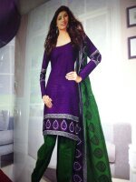 Cotton Salwar - Cotton, 55 Inches Length, Purple | Soft Fabric, Stylish Design, Comfortable Fit, Durable Material, Easy to Wash