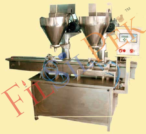 Two Head Powder Filling Machine