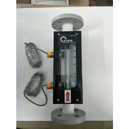 Glasstube Rotameter - Color: Black Gray