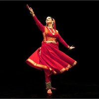 red kathak dress Cotton Red Kathak Dance Costume With Gold Border at 2500.00 INR in Jaipur
