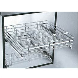 Cutlery Basket - Stainless Steel, Multiple Sections, Chrome Finish | Durable, Rust Resistant, Easy Installation, Space Saving