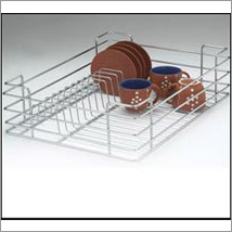 कप और तश्तरी की टोकरी