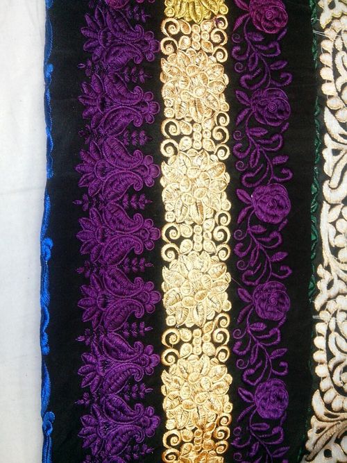 Golden Zari Lace