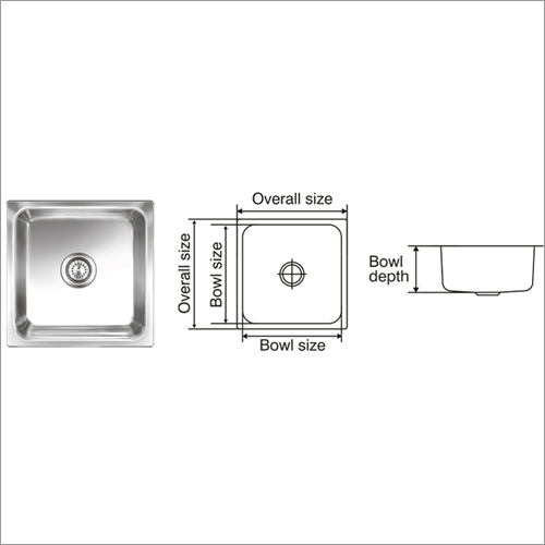 Single Bowl Kitchen Sink