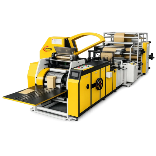 Brown Kraft Paper Bag Making Machine